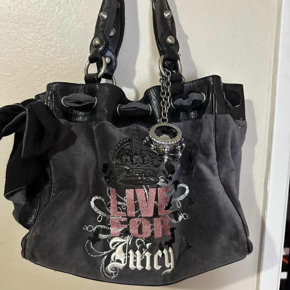 Vintage juicy couture Y2K velour bag